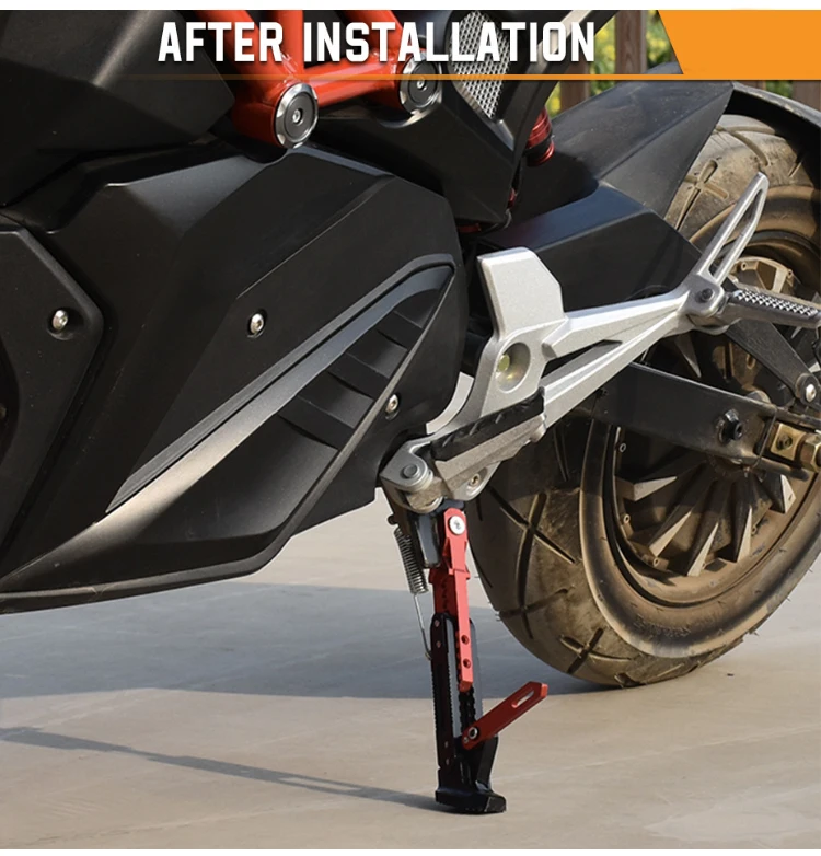 18-24 CM Universeller Motorrad-Seitenständer Verstellbarer Parkständer Halterung Seitenstütze für Dirt Bike Motorrad Zubehör – Detail 10