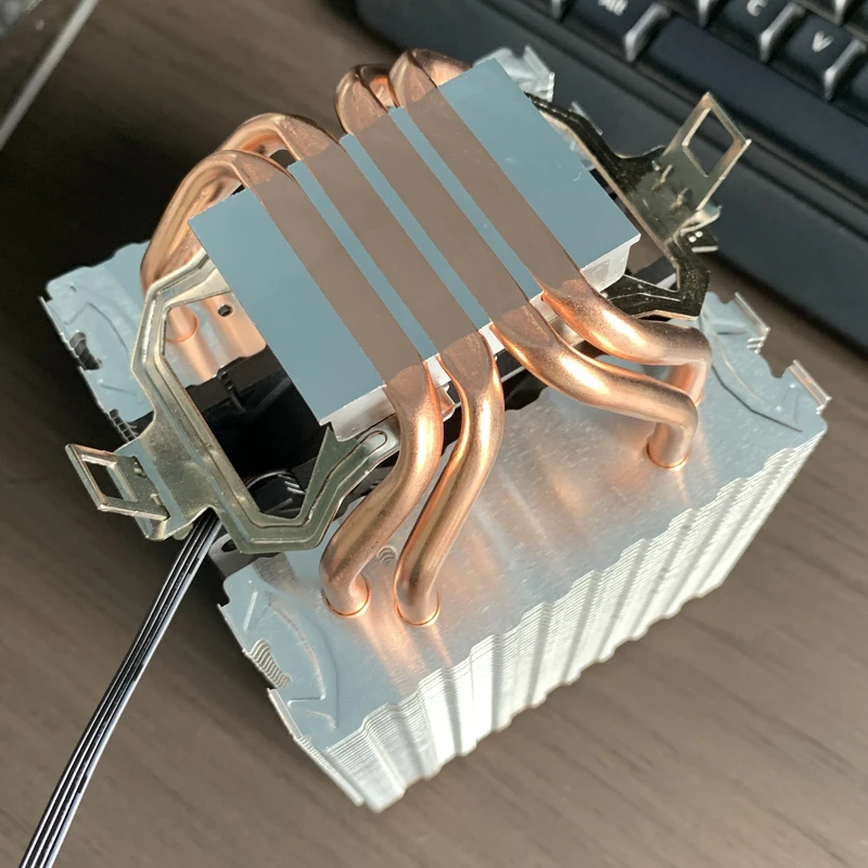 وحدة المعالجة المركزية برودة 4 أنابيب الحرارة الخفيفة PC المبرد ل إنتل LGA 1700 1200 1150 1151 1155 2011 X79 X99 1366 AMD AM5 AM4 ventilador #6