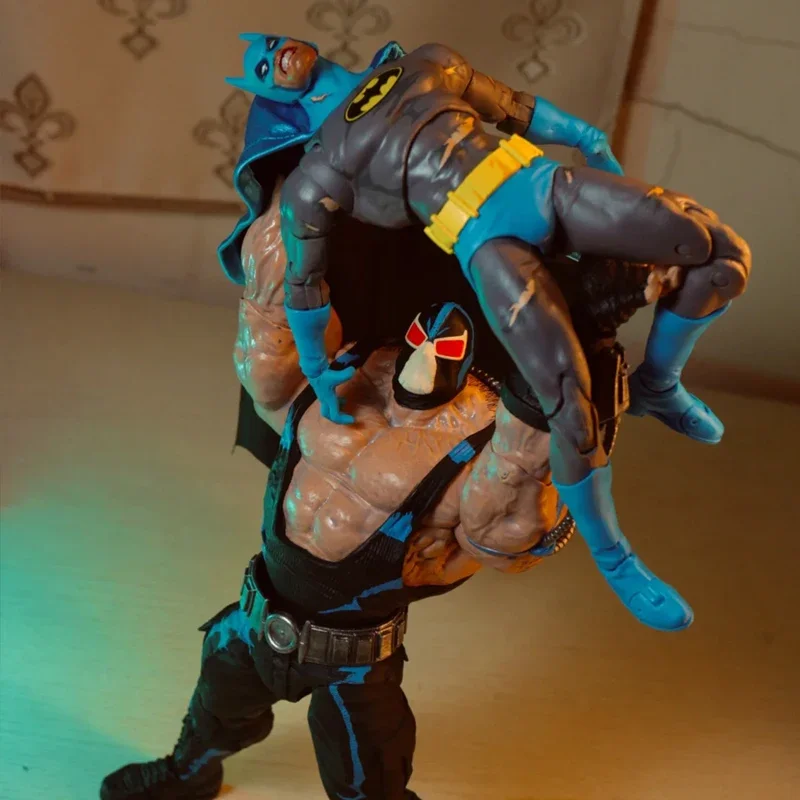 Figurka akcji Batman VS Bane DC Multiverse, Batman: Knightfalls, ruchoma figurka kolekcjonerska, zabawki, prezenty - dostępna od ręki