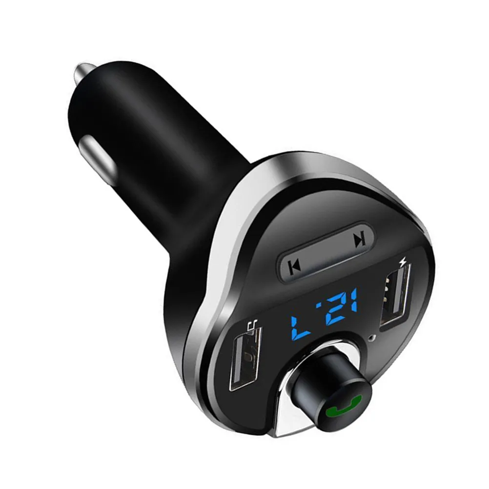 

Car Fm Transmitter Hands-Free Wireless Radio Adapter USB for Smartphones Fm Transmitter