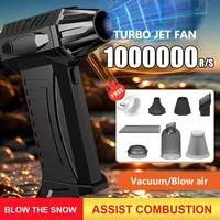 Super Violent Blower 800000RPM Brushless Turbo Jet Blower Dry 10000mAh Fast Charging Duct Fan 300G Thrust PC Cleaning Tool 2025