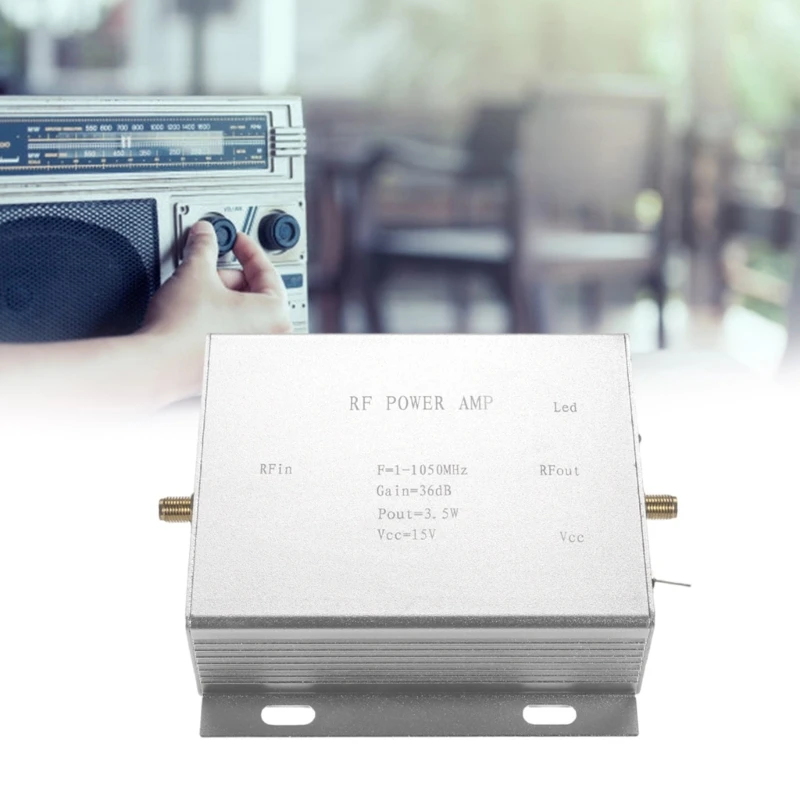 Professional RF Linear Power Amplifier 1-1050MHz 3.5W Output For Enhances Transmission