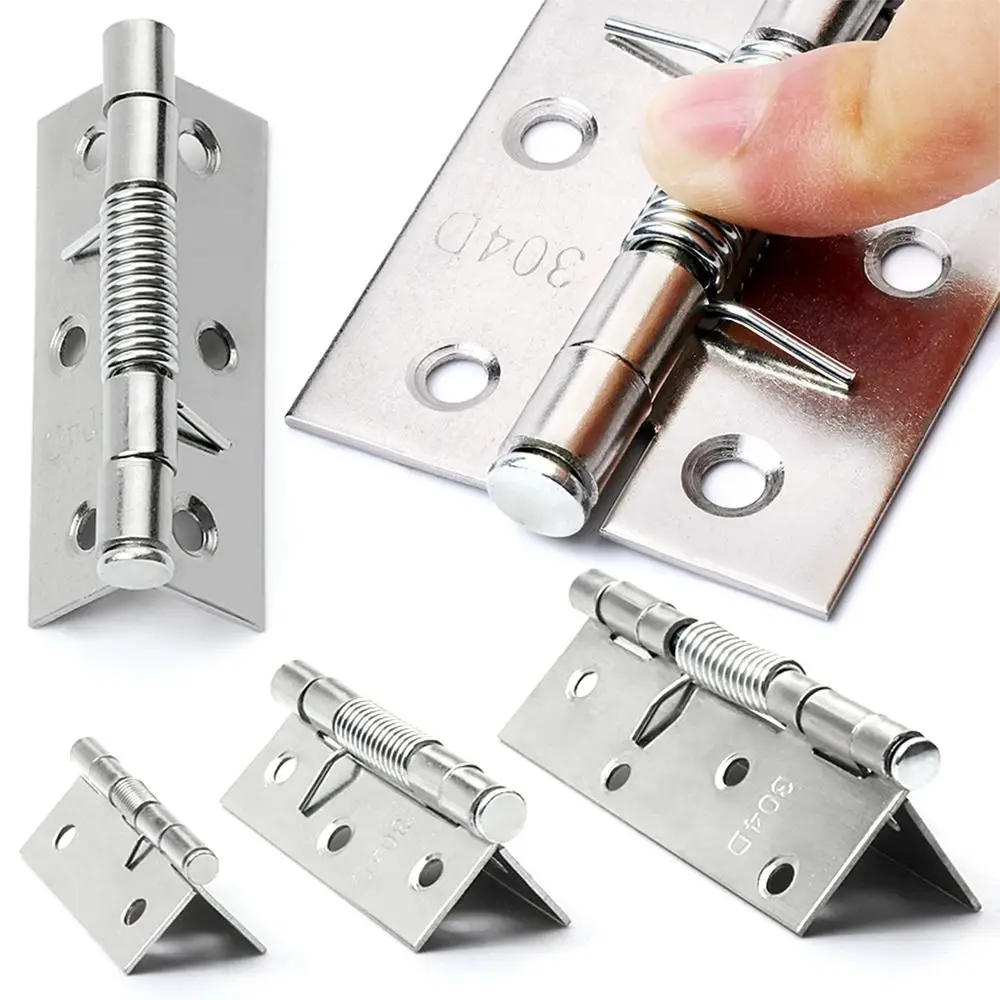 Folding with Spring Hardware Automatic Rebound Door Hinges Cross Hinge Window Accessories Furniture Supplies
