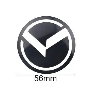 4個56mm汽車輪圈中心蓋貼紙,適用於起亞K2 K3 K5 KX5 GT Forte Rio Optima Sorento汽車配件 10 最佳銷售 起亞銳歐標誌 - №10