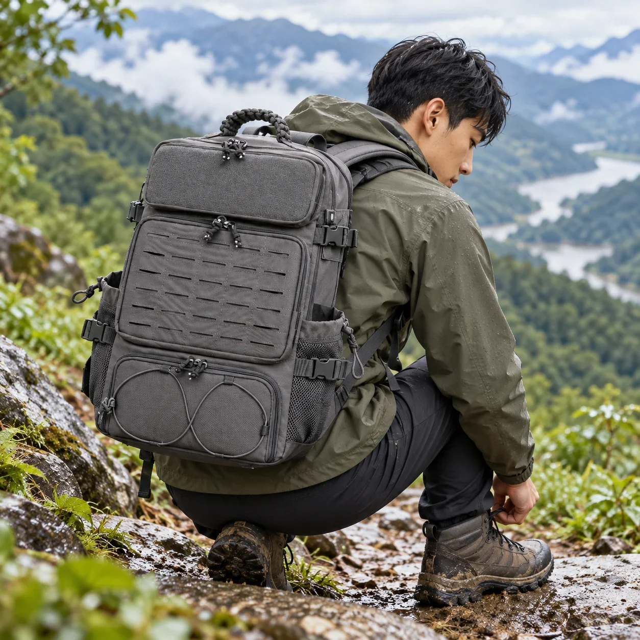2026 Large Luggage Backpack with Modular System, Multiple Compartments And Space for Shoes