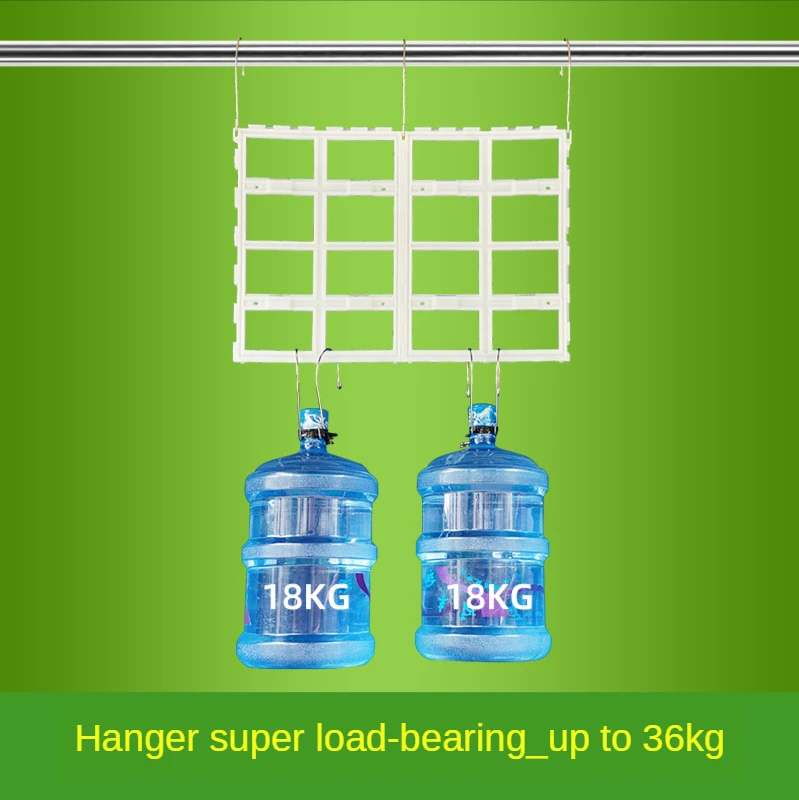 طبقة حوض الزراعة أواني الزهور المعلقة صندوق نباتات بلاستيكي مستطيل