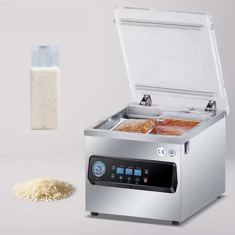 PBOBP Vacuum Packing Machine Built in Cutter&Storage Multifunction Automatic Vacuum Sealer Machine Commercial