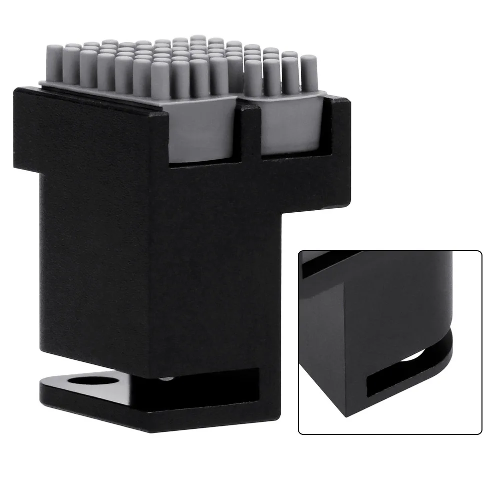 Aluminum Alloy Nozzle Cleaning Tool Set Silicone Brushes For P1P, P1S, X1C, X1E 3D  For Printers Nozzle Cleaning Brush Parts