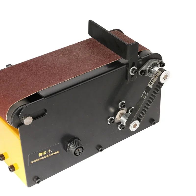 Lixadeira de disco de correia, mesa ajustável, velocidade variável, lixadeira multifuncional