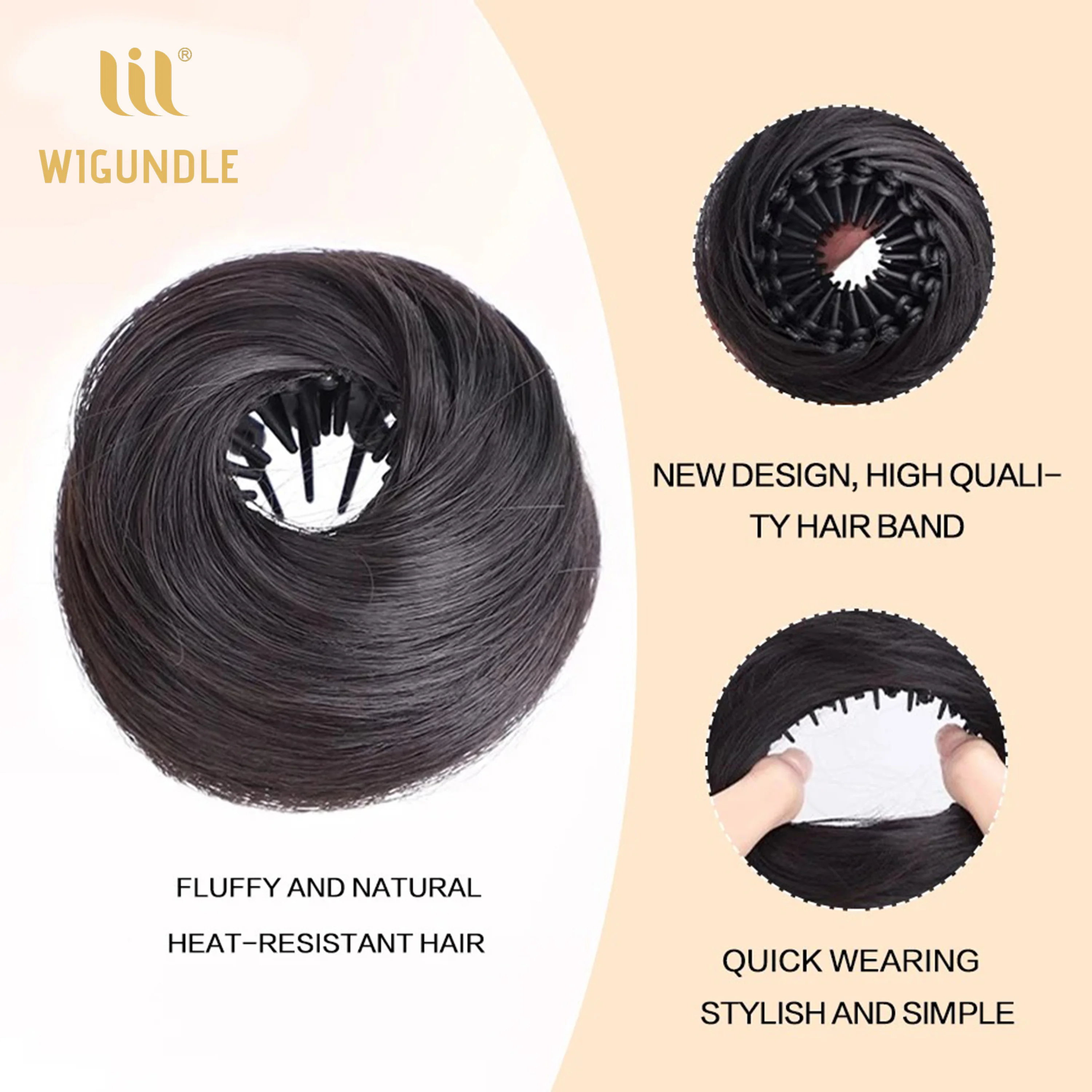 Thumbnail 3 - #15 Trending Clip-In Chignon Hair Buns Right Now