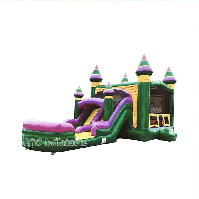 

Popular children's inflatable castle bounce house Inflatable castle with slide Palace party amusement park Support custom