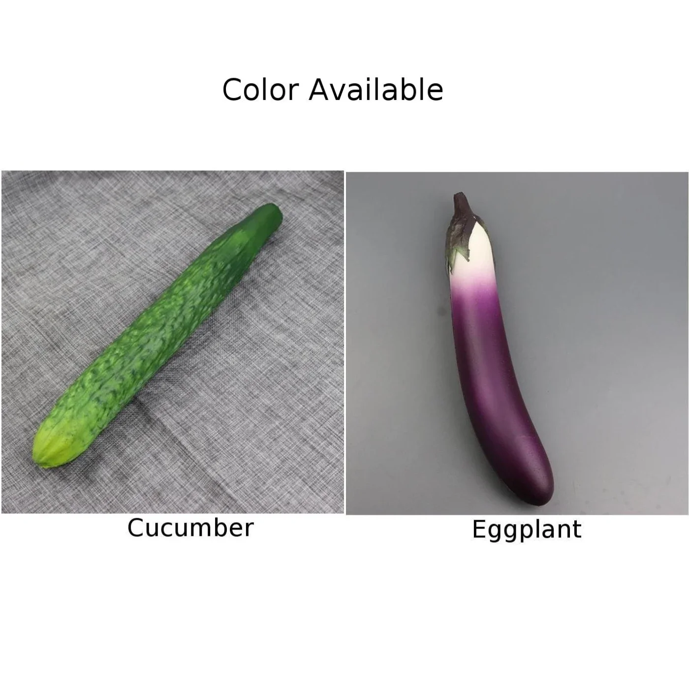 1pc Artificial Fake Cucumber Aubergine Hotel Restaurant Decor Vegetables Photo Props Festive Party Supplies