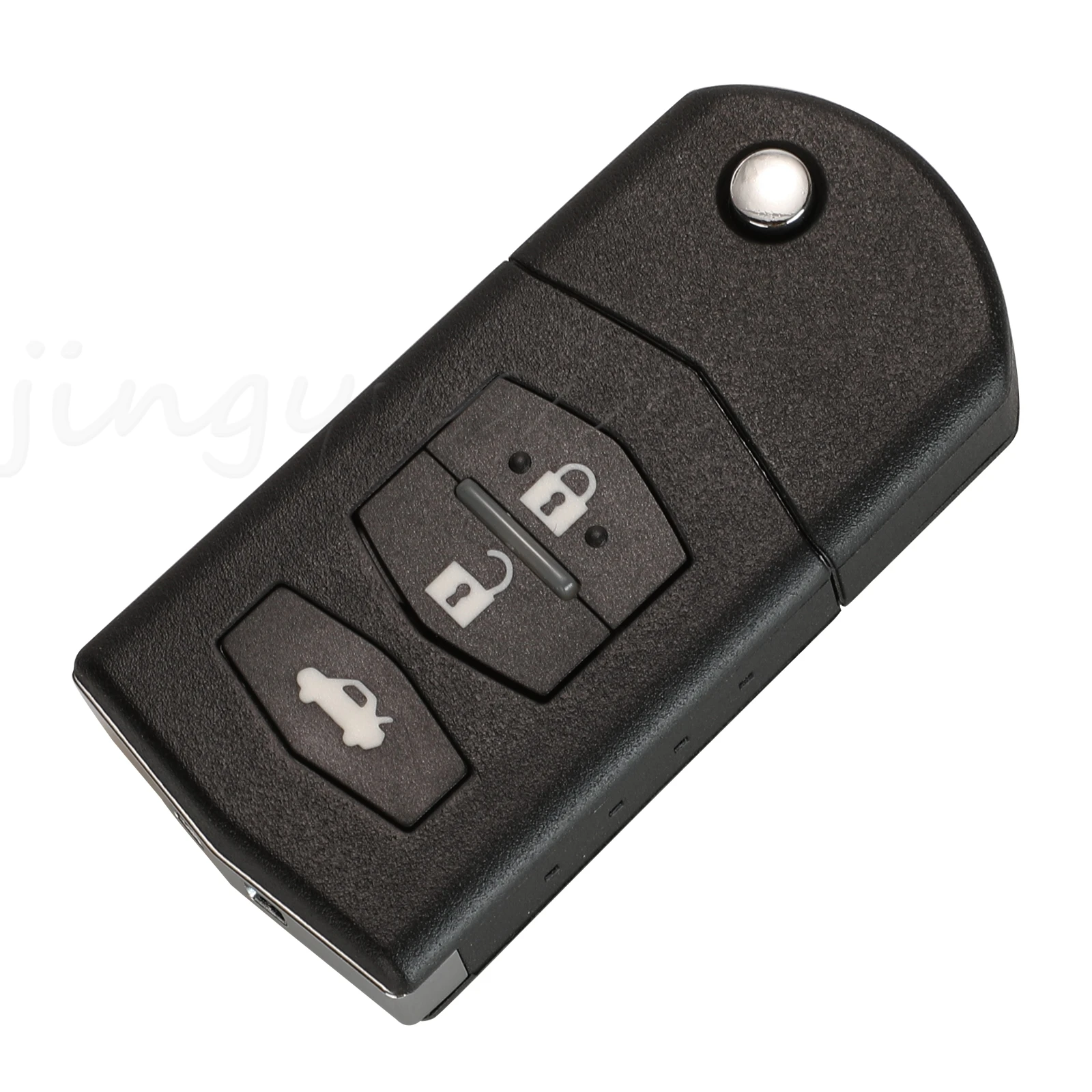JYQ 5WK43449D 5WK43449E 5WK43449F llave remota de coche abatible 434MHz 4D63 para Mazda M2 Demio M3 Axela M5 Premacy M6 Atenza Siemens VDO