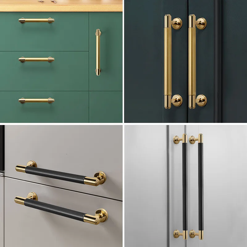 KK&FING New High-end Cabinet Pulls Gold Kitchen Cabinet Handles Drawer Knobs Furniture Door Knobs And Handles Hardware