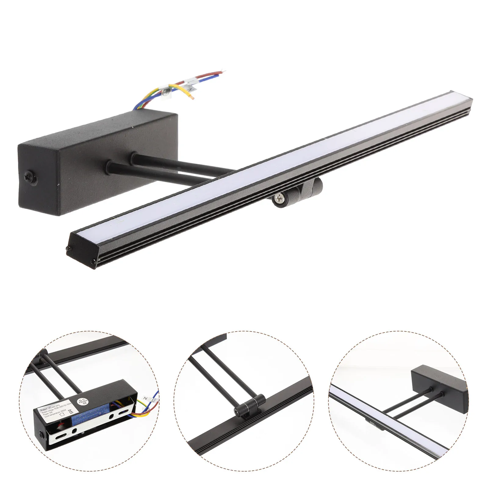 

1 set LED Mirror Vanity Light Bathroom Wall Lamp Fixtures Aluminum Energy Saving Bright Vanity Decor Easy Install Modern Style