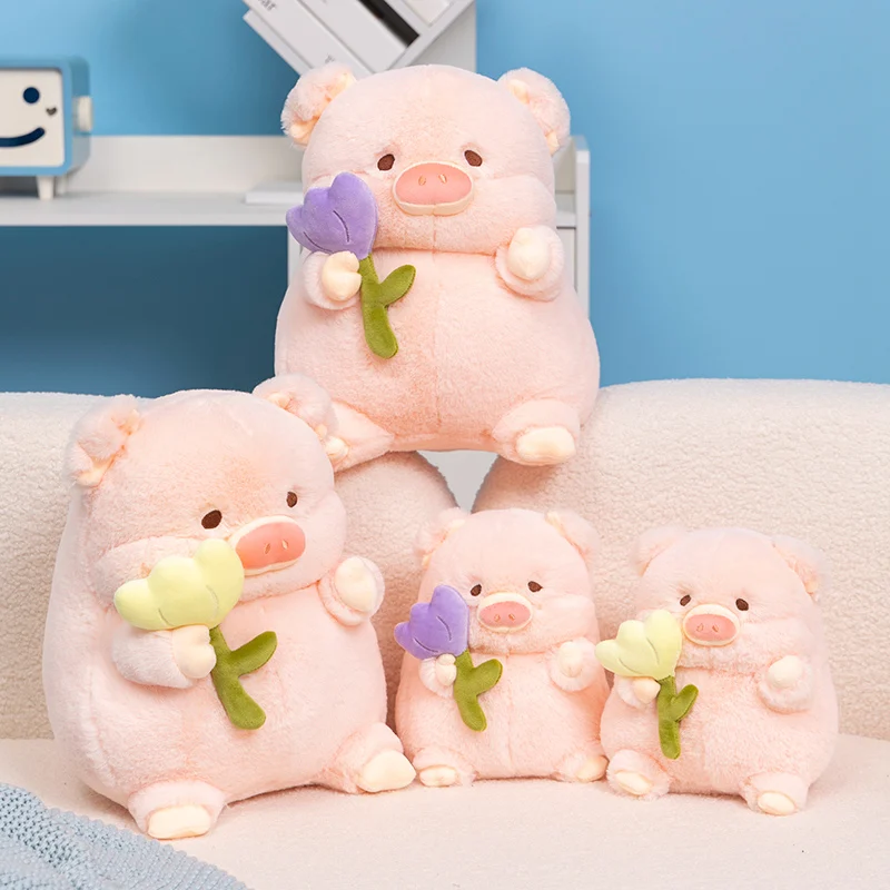 20-50cm Kawaii Angel Pig Plush Toy Cartoon Stuffed Animals Plushies Doll Anime Soft Toys for Girls Birthday Gift