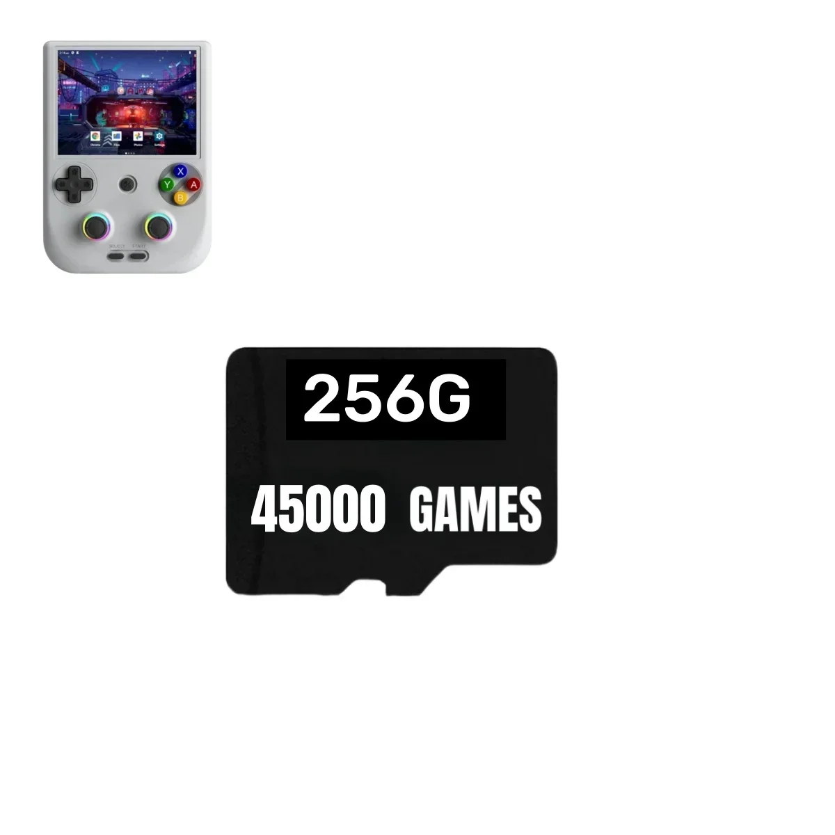 For ANBERNIC RG406V Memory Card Retro Games TF Card Video Game Consoles PSP PS2 Plug&play Pre-install 512G 80000 Games Card