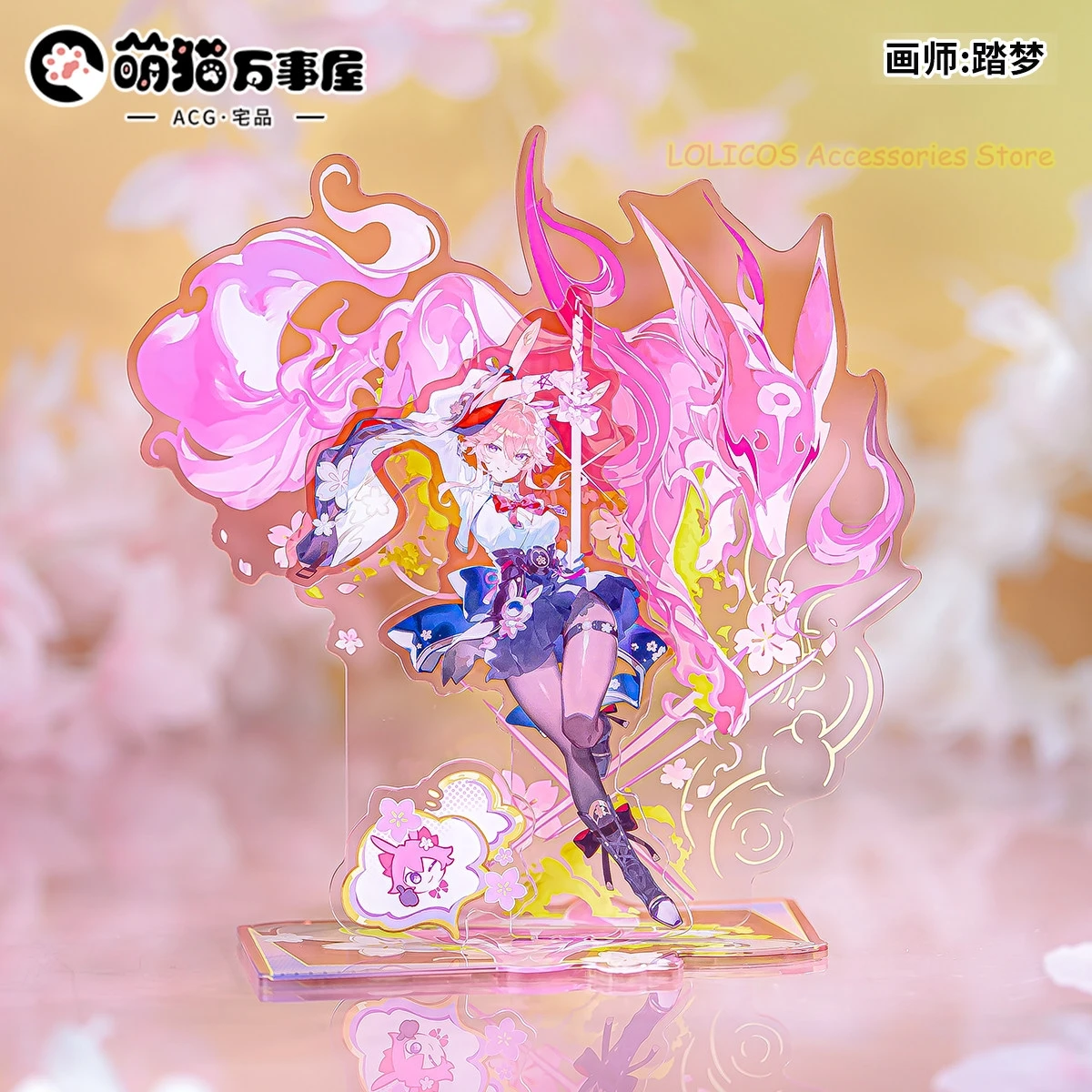 Original Game Evanescia Theme Honkai：Star Rail Cartoon Standing Sign  Cosplay Acrylic Creative Figure Model Desktop Ornament