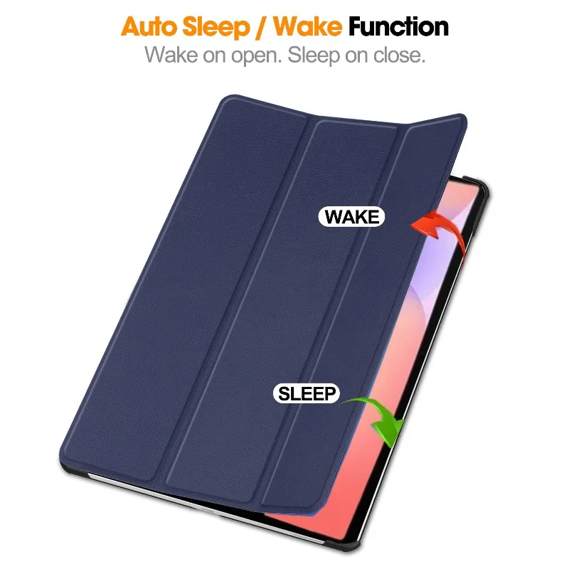 2025 Tablet Case For Samsung Galaxy Tab S10 Lite 10.9 inch Tri-Folding Stand Smart Leather Cover SM-X400 SM-X406B 10.9