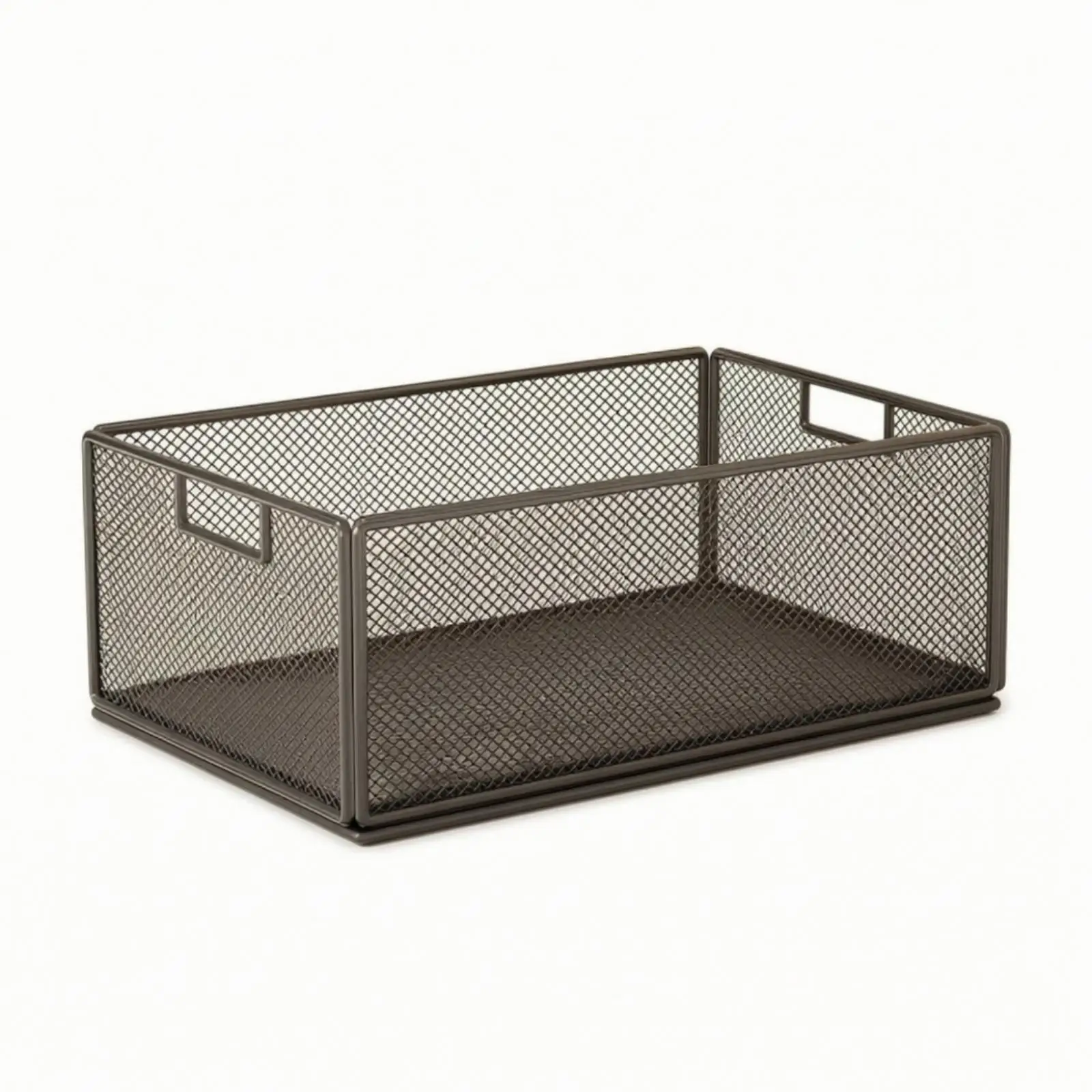 Mobile Laundry Basket Iron Mesh Cart with Smooth Rolling Wheels for Towels Linens Versatile Home Organizer