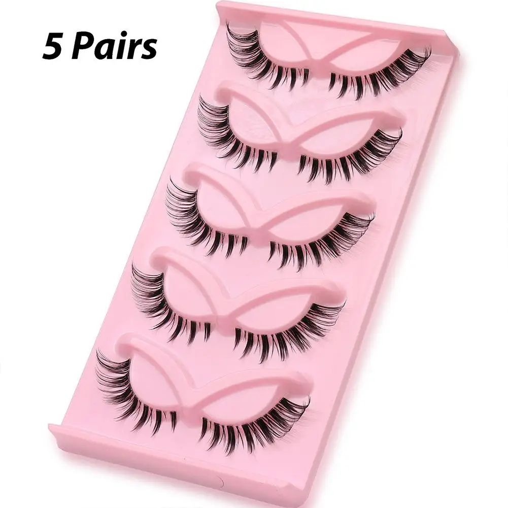 Fox-style False Eyelashes Natural Curling Up Dense Fluffy Soft European & American Style Eyelash Cat Eye Eyelashes Makeup Tool