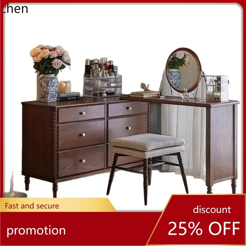 HXL  Dresser and Vanity Integrated Storage Cabinet Small Apartment Corner Makeup Table