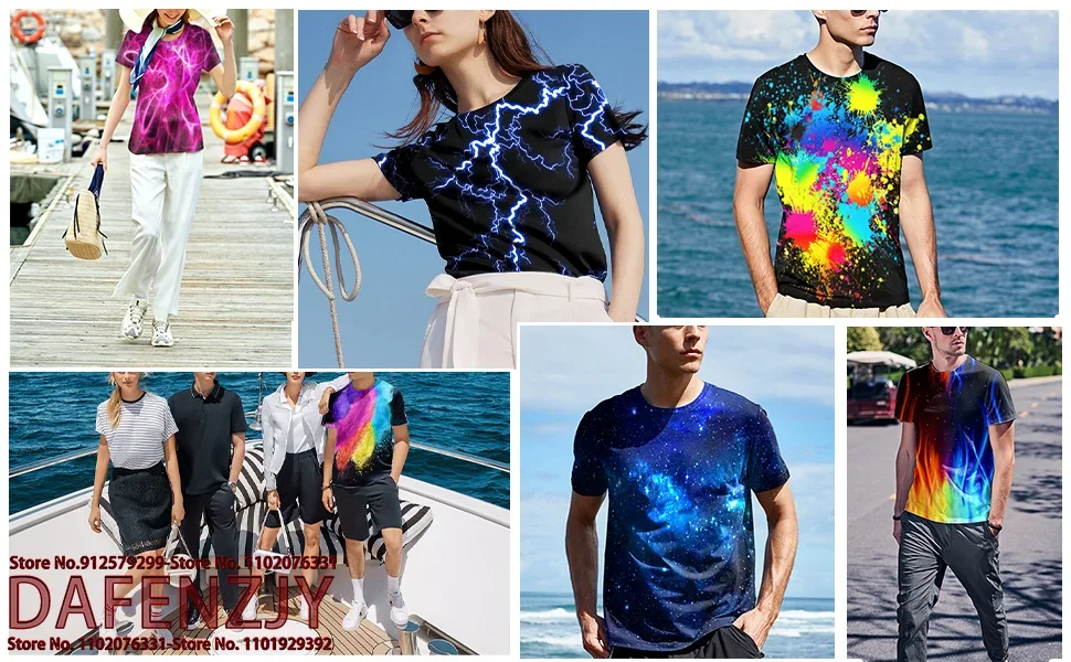 Fashion Personality Custom Photo/logo/name 3D All Over Print T Shirt Casual Short Sleeve T-Shirt High Quality Wholesale