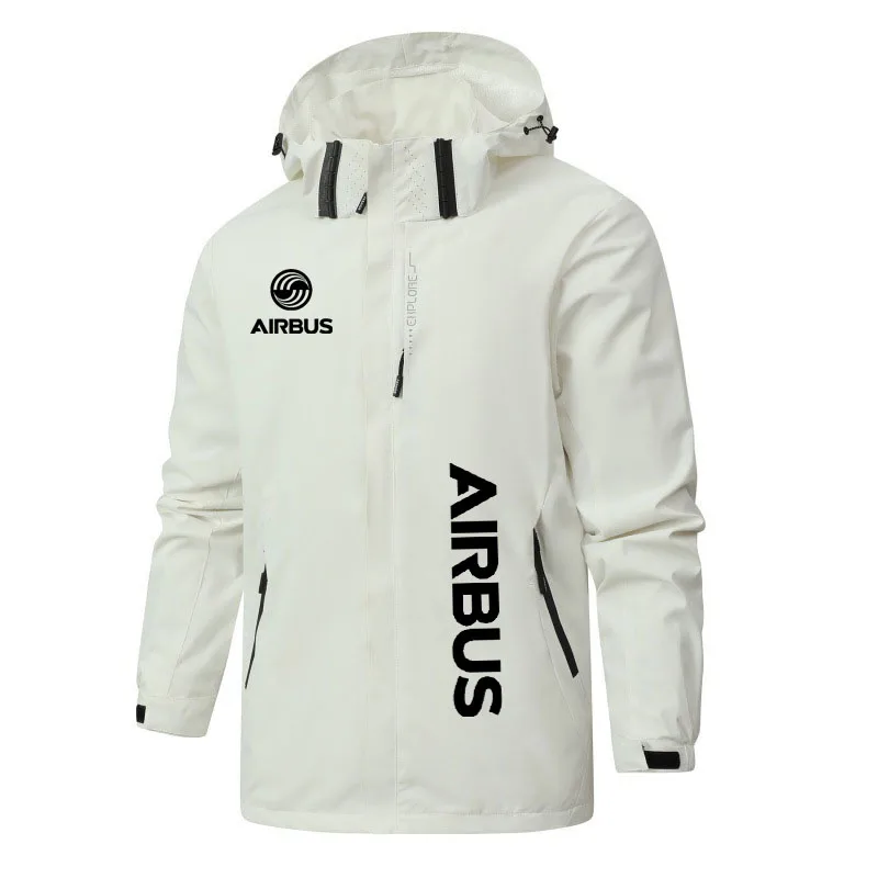 Chaqueta con capucha de otoño para hombre, chaqueta con estampado de Airbusfan A320 AIRBUS AVIATION, cortavientos, cómoda y a la moda, cortavientos para hombre