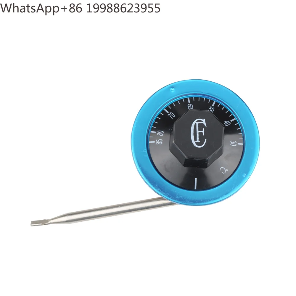 30-85 Degree Celsius NC 2 Pin Adjust Knob Temperature Controller Capillary Thermostat Switch Oven Water Heater