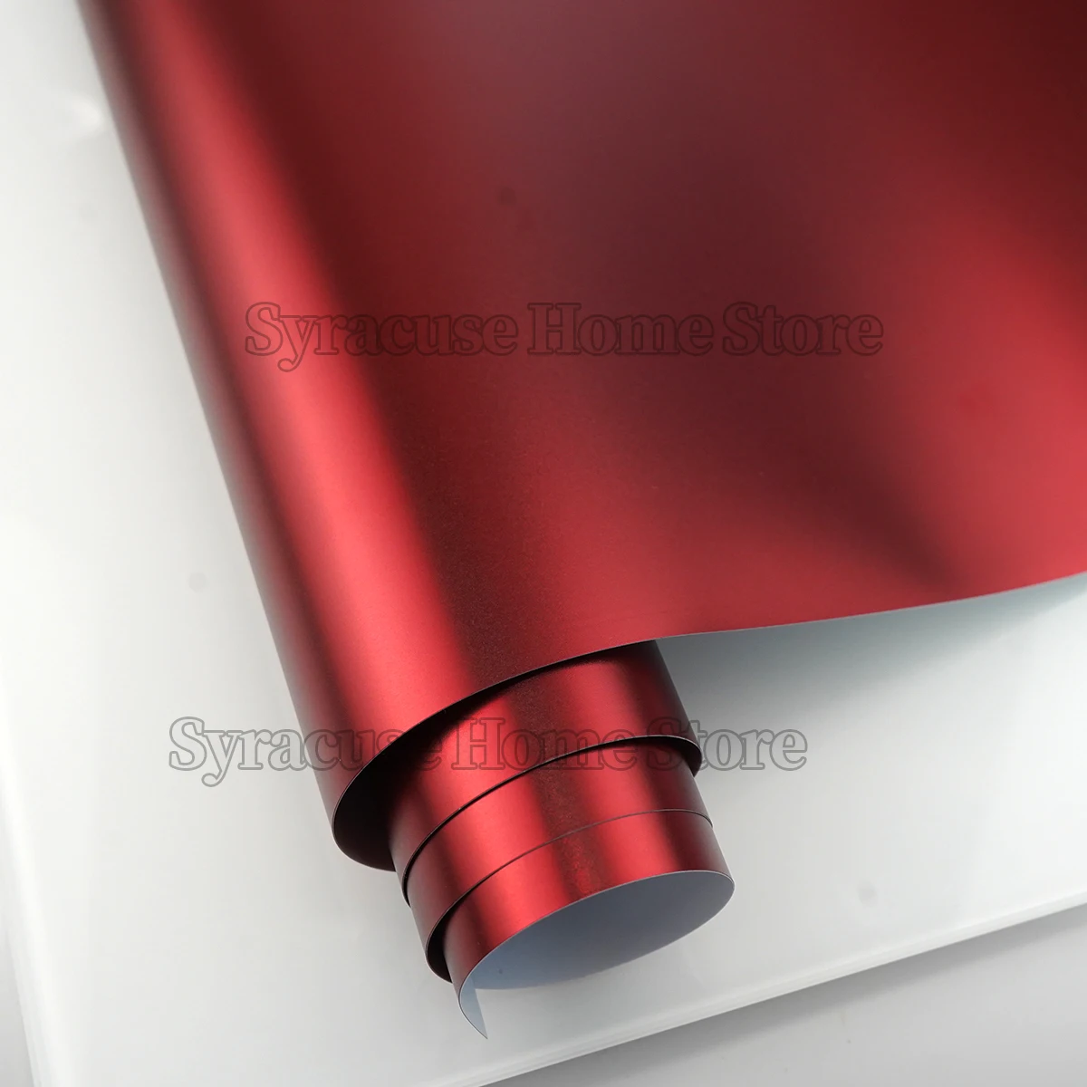 أعلى جودة PET الرومانسية الأحمر الفينيل التفاف ملصق ذاتي اللصق مائي سيارة السيارة الرومانية الأحمر التفاف لفة للدراجات النارية