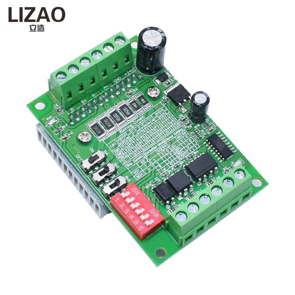 Placa Controladora de Motor de Passo de Eixo Único LIZAO TB6560 3A para Router CNC, Módulo Controlador para Arduino e Impressora 3D DIY
