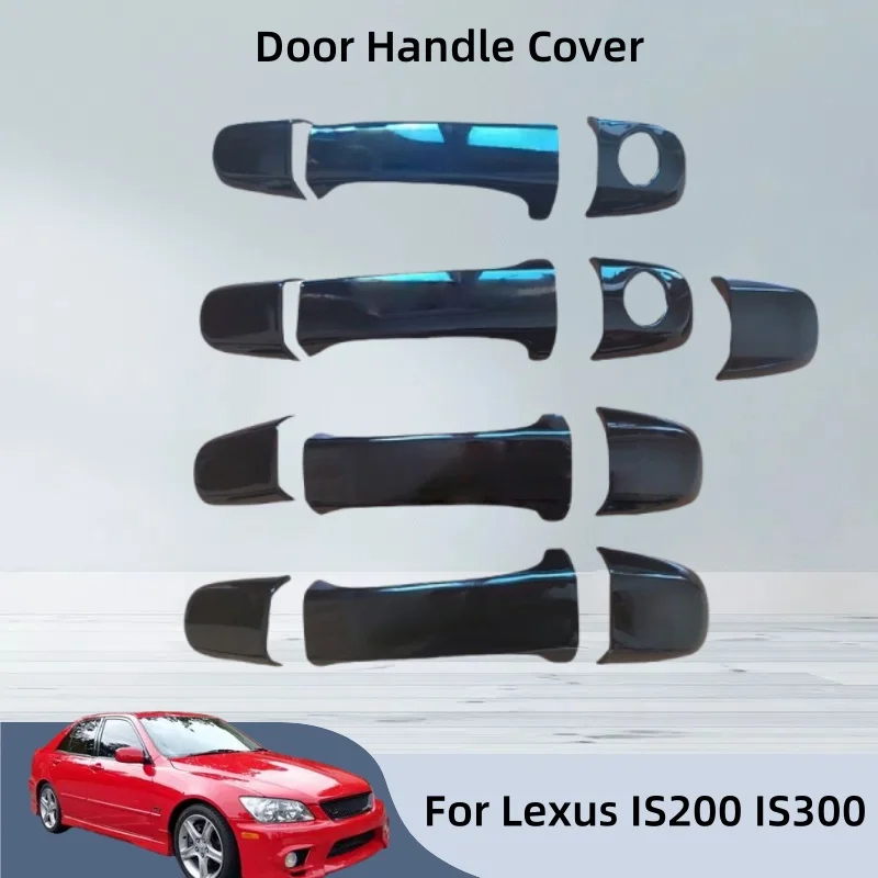 

Car Accessories Door Handle Cover Exterior Components Decorate Trim Paste Style For Lexus IS200 and IS300