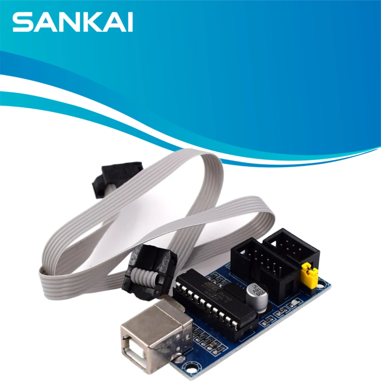 USBtinyISP USBtiny USB AVR ISP Programmer, 10Pin Cable, Arduino UNO R3 Mega2560 Bootloader