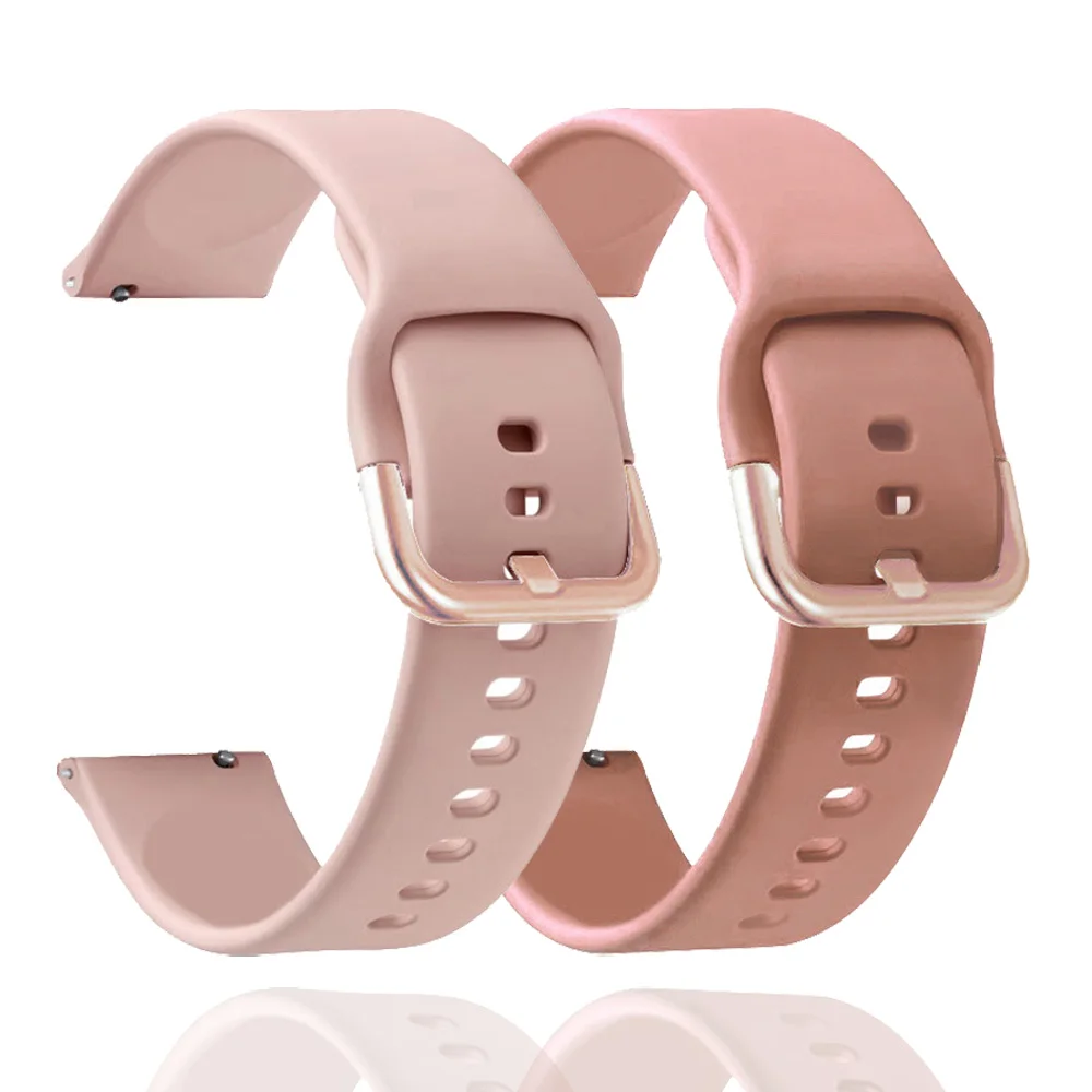 Silicone Strap for Omega X Swatch joint MoonSwatch Watch Band 20mm Sport Bracelet for Samsung Galaxy Watch Active 2 40mm 44mm