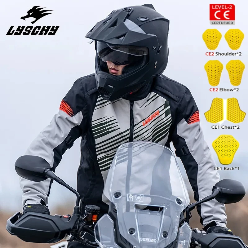 

LYSCHY зимняя мотоциклетная куртка мужская мотоциклетная куртка для бездорожья толстая водонепроницаемая летняя мотоциклетная куртка износостойкая