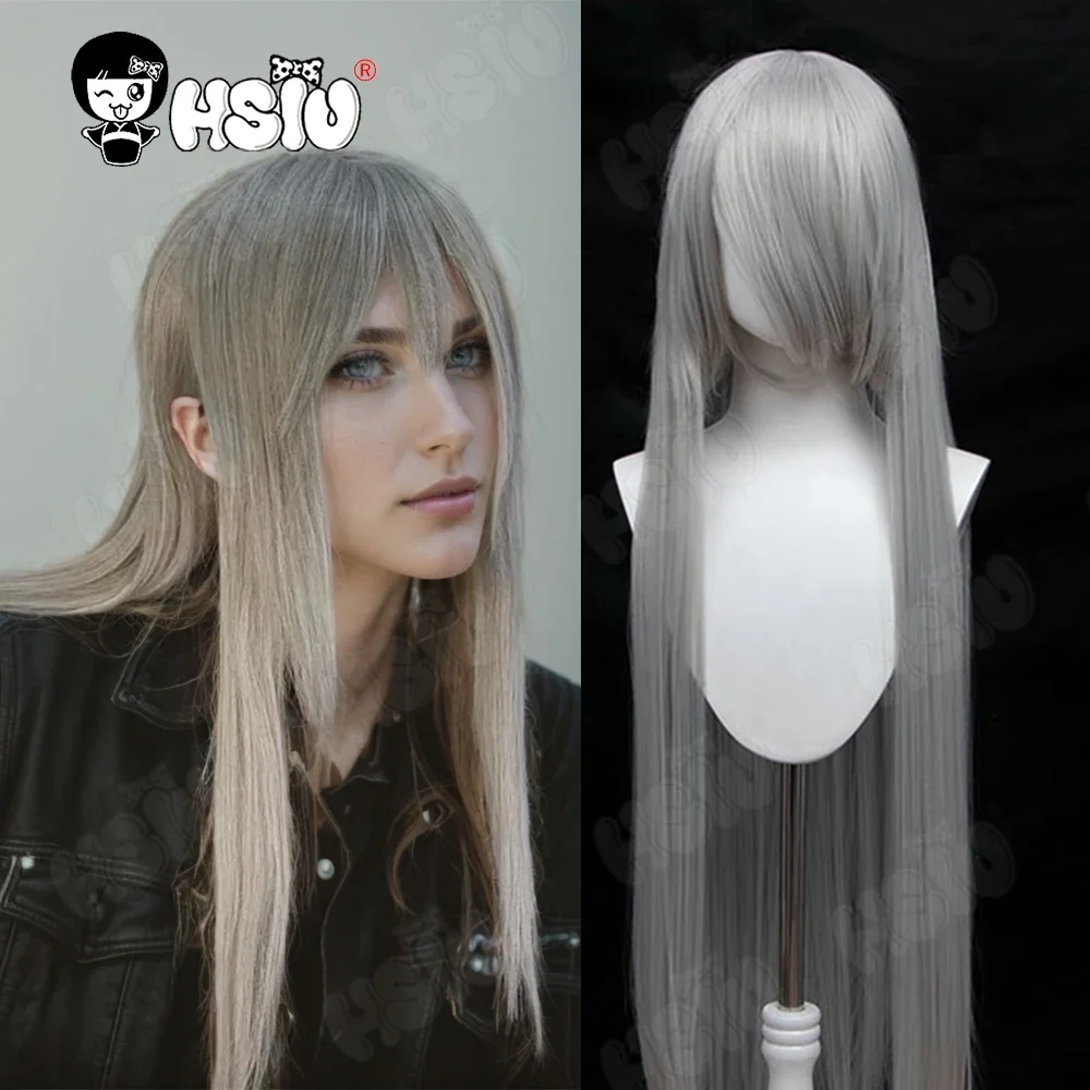 Oferta specjalna Peruka do cosplay Peruka syntetyczna z długich włókien 「HSIU 」 Anime Peruki imprezowe 44 kolor 100 cm Kolorowa peruka + bezpłatna czapka z peruką