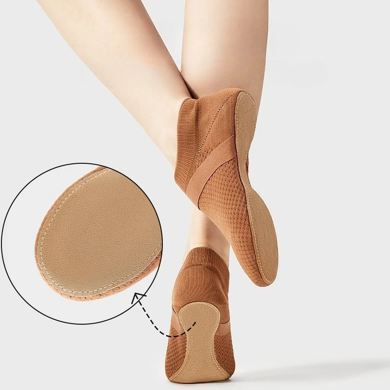 

Cheerleading Dance Jazz Soft Sole Shoes Professional Competition Body Training Breathable Elastic Non Slip Lightweight Practice