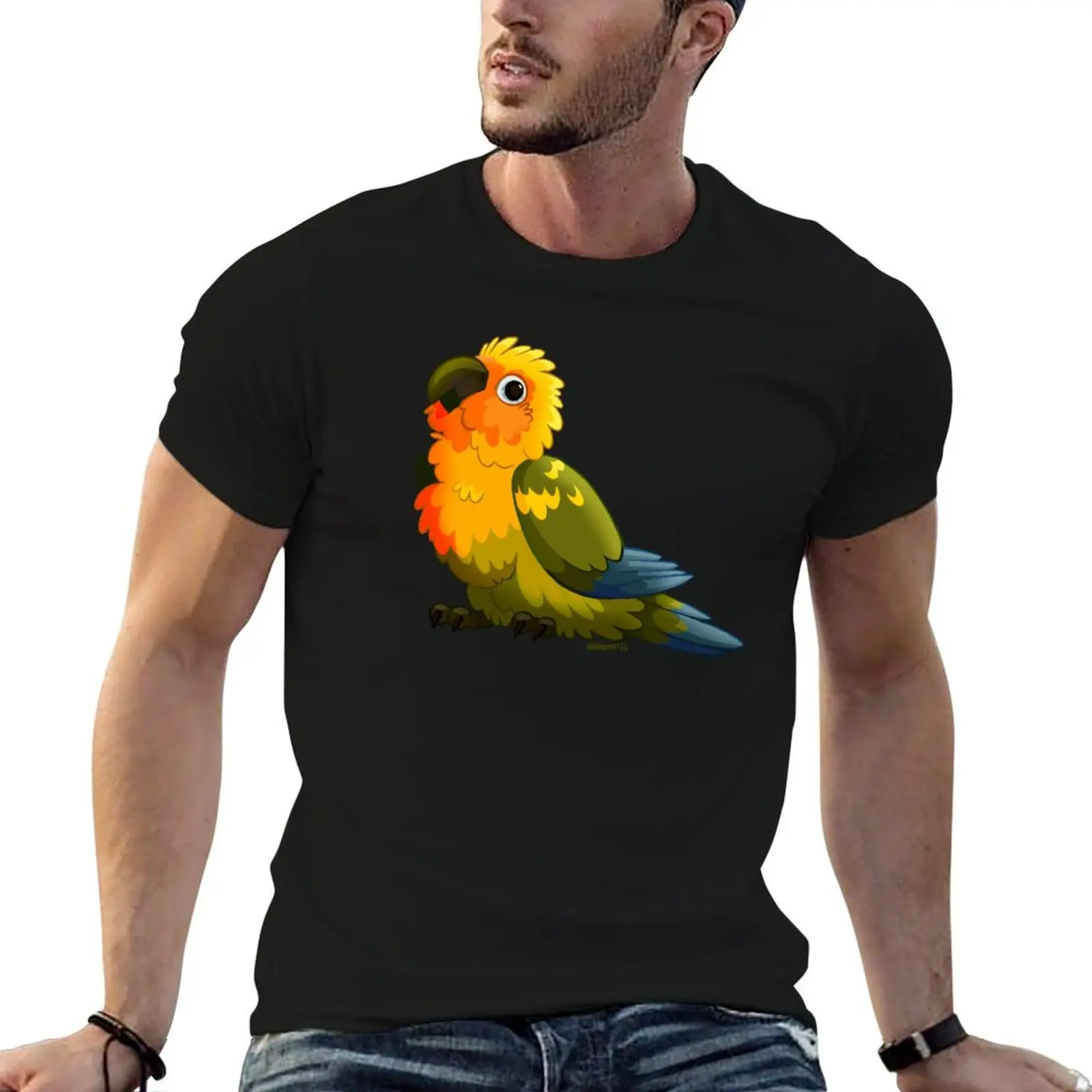 Sun Conure T-Shirt Casual Lightweight Short Sleeve Top