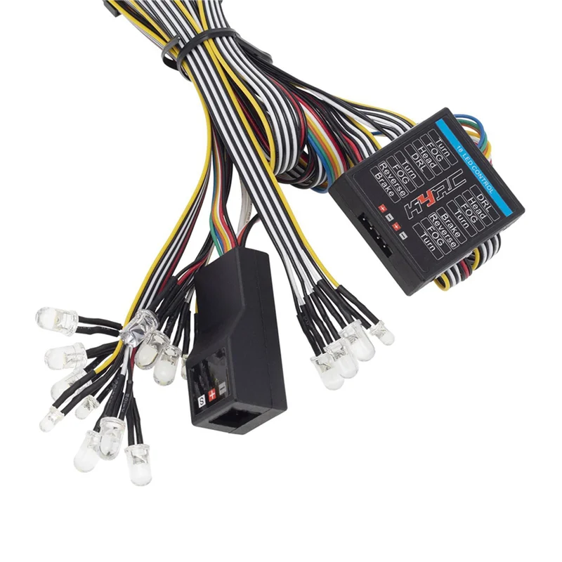 B04B-2X مجموعة نظام الإضاءة محاكاة التحكم ضوء الفرامل ضوء RC مجموعة إضاءة السيارة لنموذج 1/10 1/8