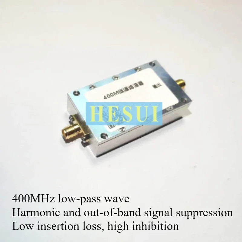 

RF 400MHz low-pass filter intermediate frequency harmonic suppression filter high suppression LPF Module squarewave turn sine