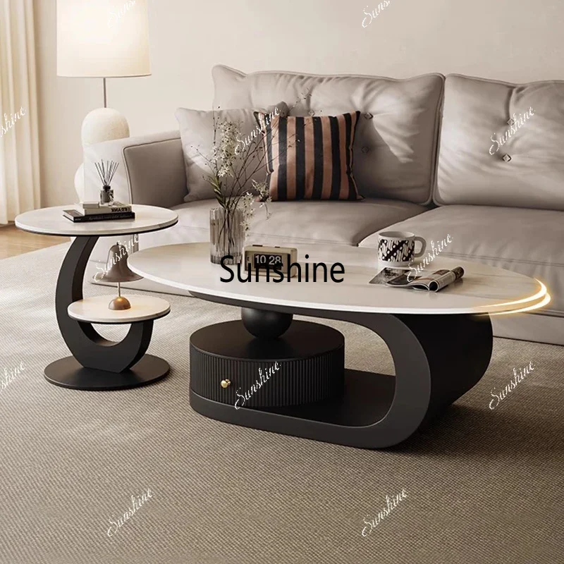 Luxury Modern Coffee Table Bedroom Designer Kitchen Side Table Standing Moving Dinner Writing Mesa Auxiliar Postmodern Furniture