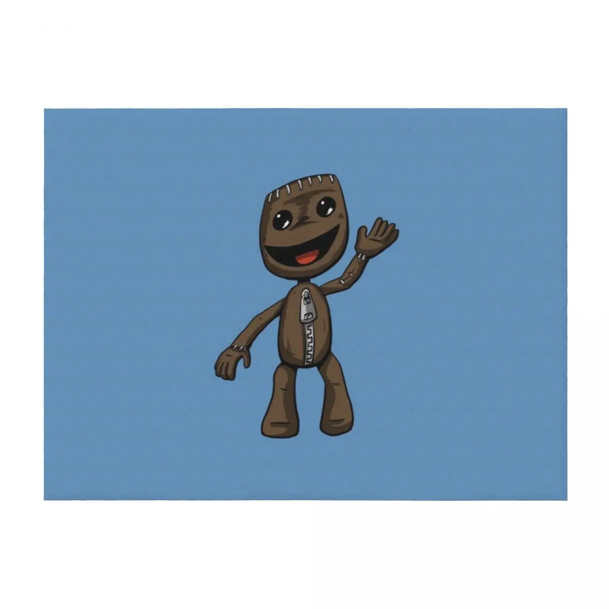 

Sackboy Throw Blanket Picnic Single Beach Tourist Blankets