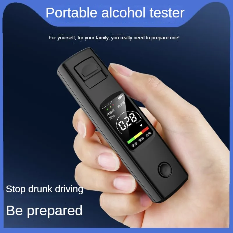 

Alcohol Tester Portable Breath Detector Traffic Alcohol Tester Vehicle-Mounted High-Precision Measuring Instrument