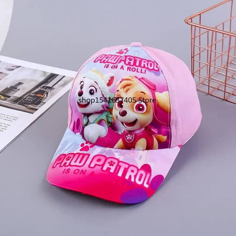 Paw Patrol Baseball Cap Cartoon Outdoor Sports Cap Hat Cute Comfortable Sunscreen Mesh Cap Children\'s Peaked Cap Party Gift