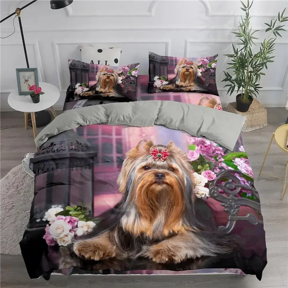 

3D Print Dog Cute Samoyed Smiling Angel Comfortable Duvet Cover Pillowcase Bedding Set Children Bedroom Decoration Home Textile