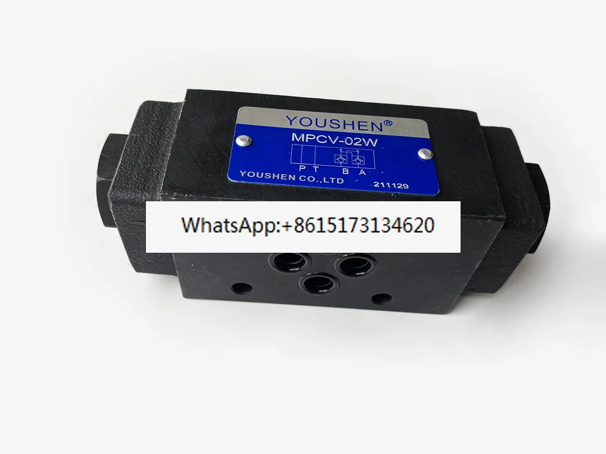 1PCS MPCV-02W 02A 02B pressure retaining valve, stacked hydraulic lock MPCV-03W 03A B hydraulic control check valve