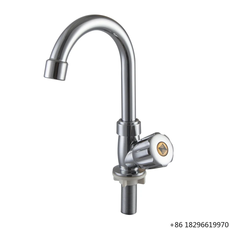 ABS Plastic Single Handle Kitchen Sink Faucet Mixer Tap Water Faucet for Home Kitchen Bathroom