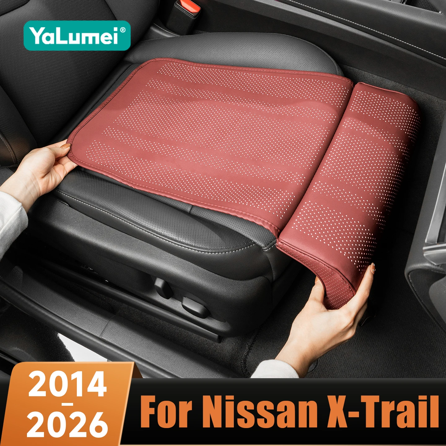 Car Leg Support Extension Seat Cover Pads Extender Cushion For Nissan X-Trail T32 T33 2014-2020 2021 2022 2023 2024 2025 2026
