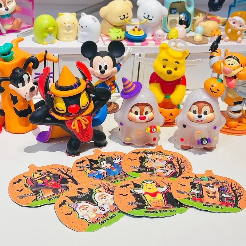 

Genuine Disney Halloween Fantasy Night Series Blind Box Anime Cartoon Cute Trendy Modle Desktop Decoration Collection Gift Toy