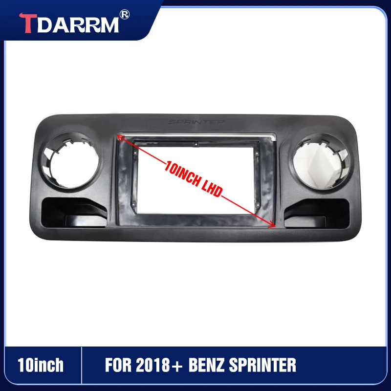 10.1'' Car Radio Fascia For BENZ SPRINTER 2018-2022 Stereo Dash Board Mount LHD Frame 2 Din GPS Android Player Panel